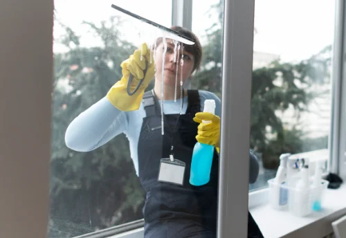 Nettoyage de vitres intérieures et extérieures à l'Aigle